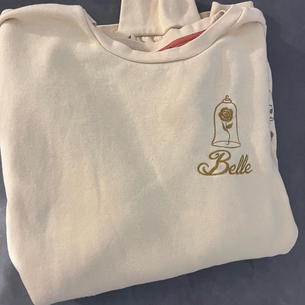 Disney Princess Cream and Pink Sweatshirt